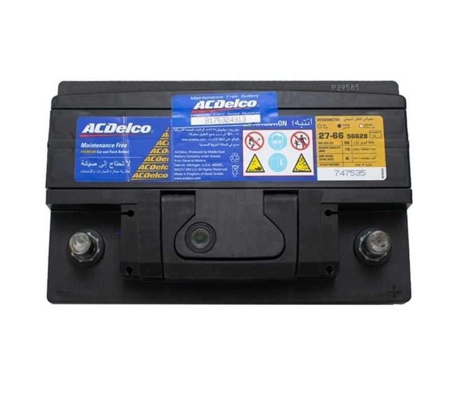 بطارية اسي ديلكو 66 امبير سعودي ضمان سنة AC DELCO 27-66 56628 12V 66 A