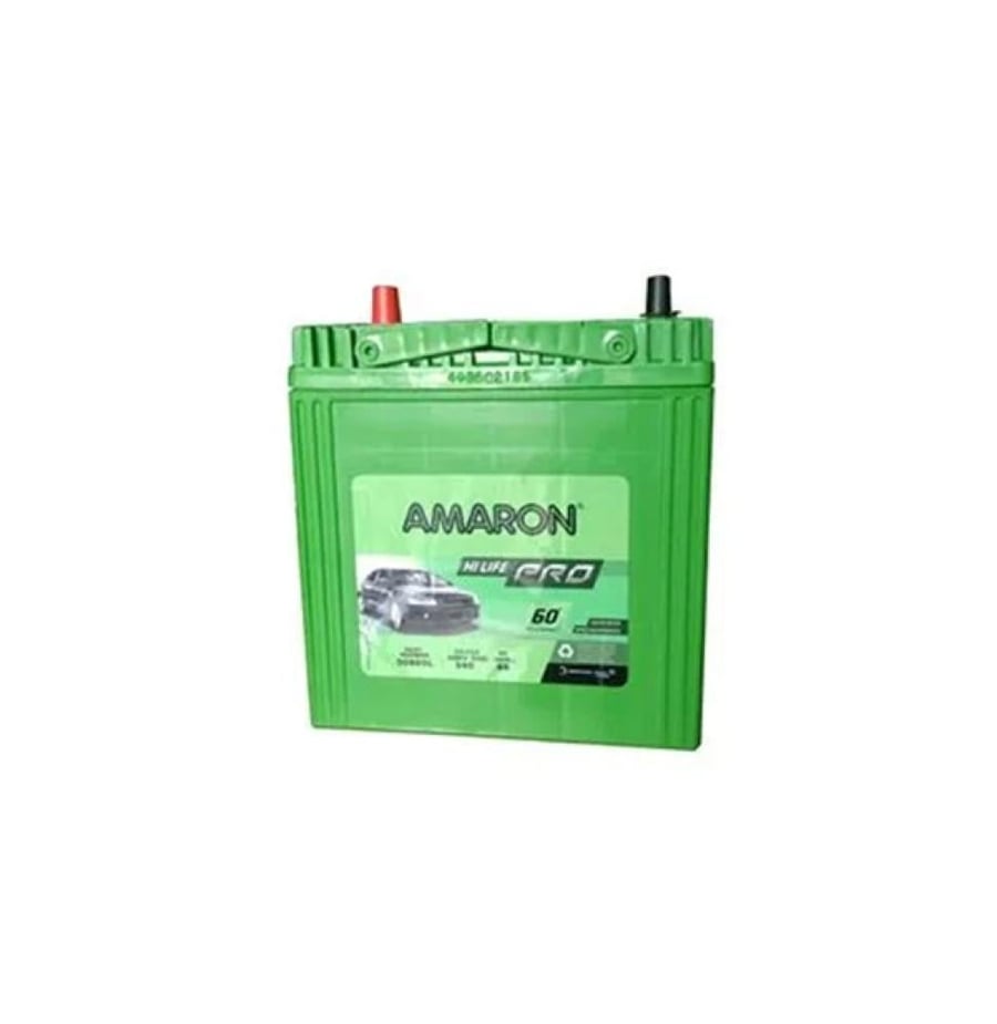 بطارية امارون 44 أمبير ضمان سنة هندي AMARON 44Ah 12V MF54449