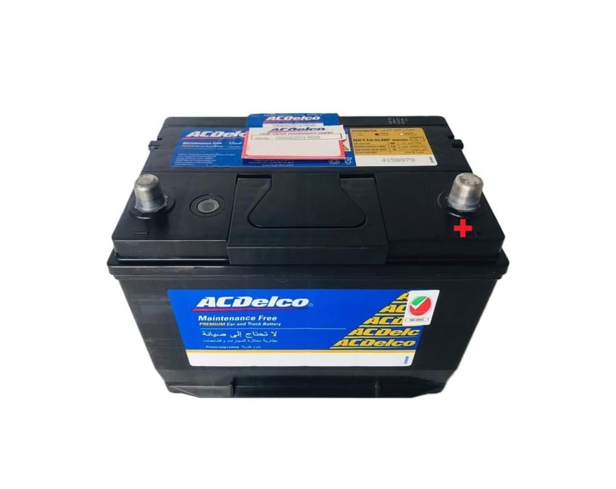 بطارية اي سي ديلكو 70 أمبير 12 فولت ضمان سنة سعودي ACDelco 70Ah NX110-