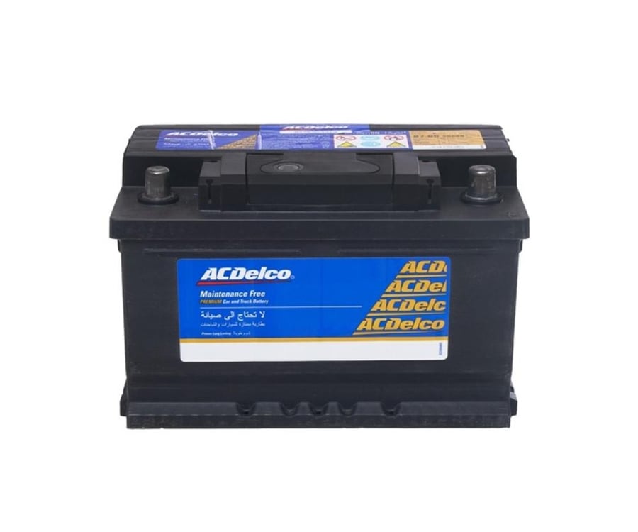 بطارية اسي ديلكو 66 امبير سعودي ضمان سنة AC DELCO 27-66 56628 12V 66 A