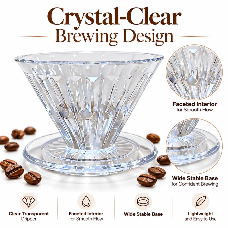 قمع تقطير V60 بلاستيك 00