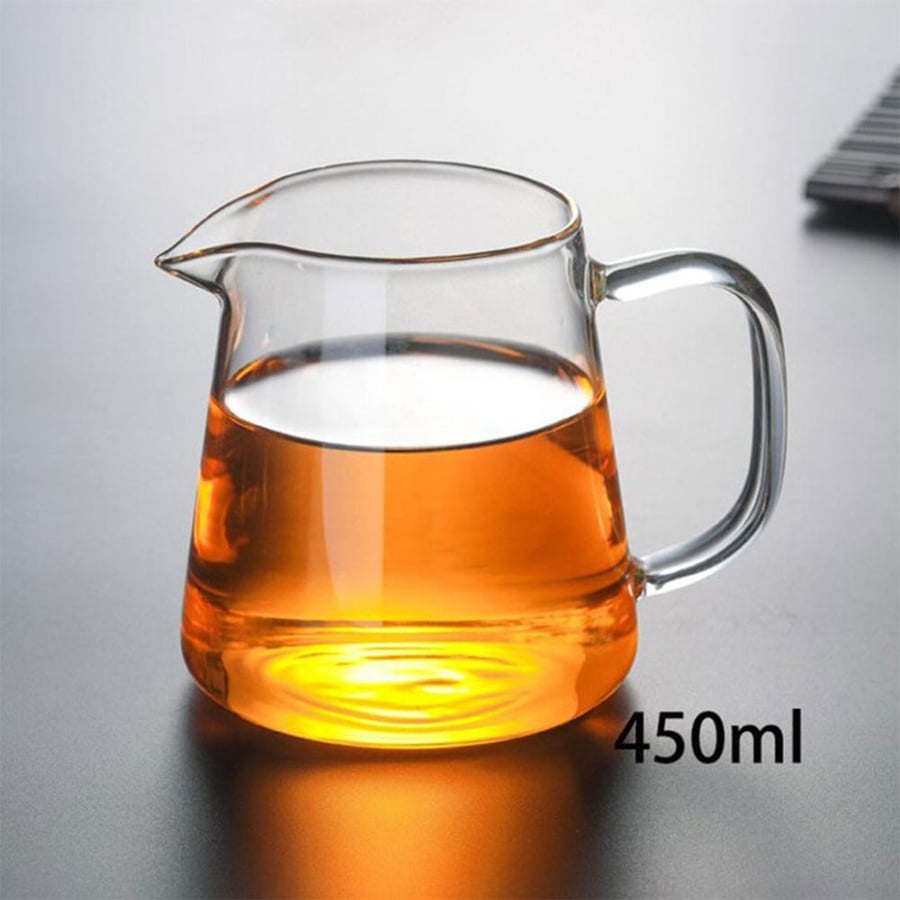 ابريق زجاجي لتقديم الشاي و القهوة سعة 450 مل