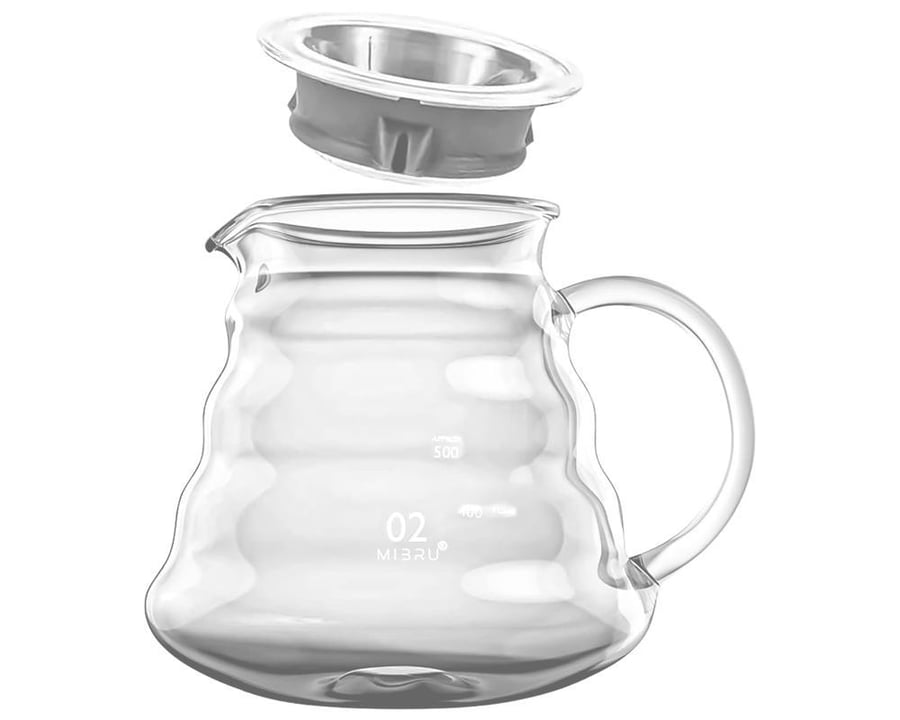 مجموعة V60 قهوة مقطرة مع قاعدة تقطير