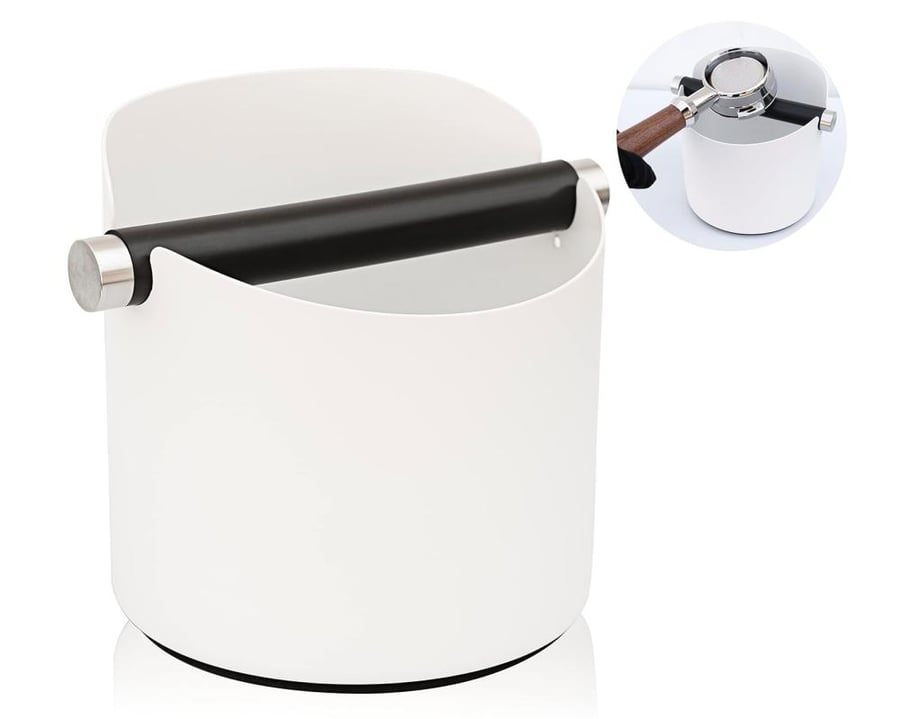 نوك بوكس ابيض COFFEE KNOCK BOX STANLES STEEL WHITE