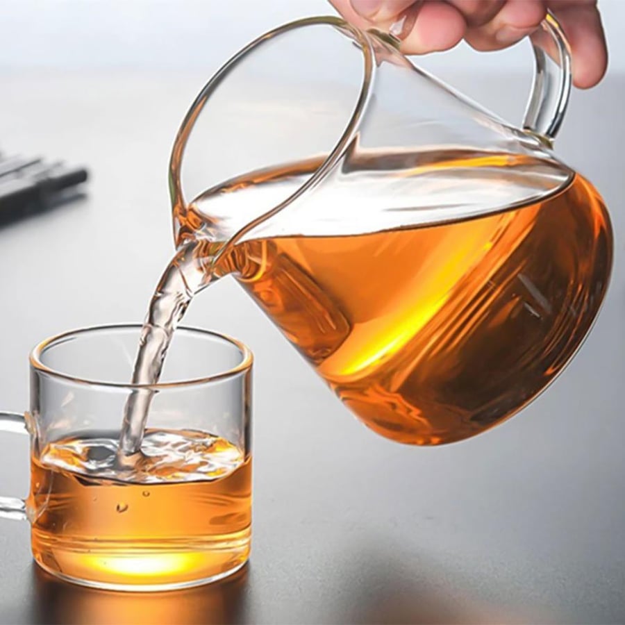 ابريق زجاجي لتقديم الشاي و القهوة سعة 450 مل