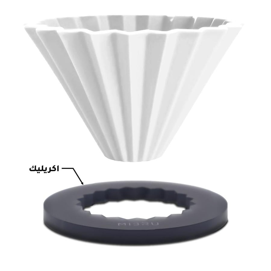 قمع ترشيح 02 سيراميك بقاعدة اكريليك