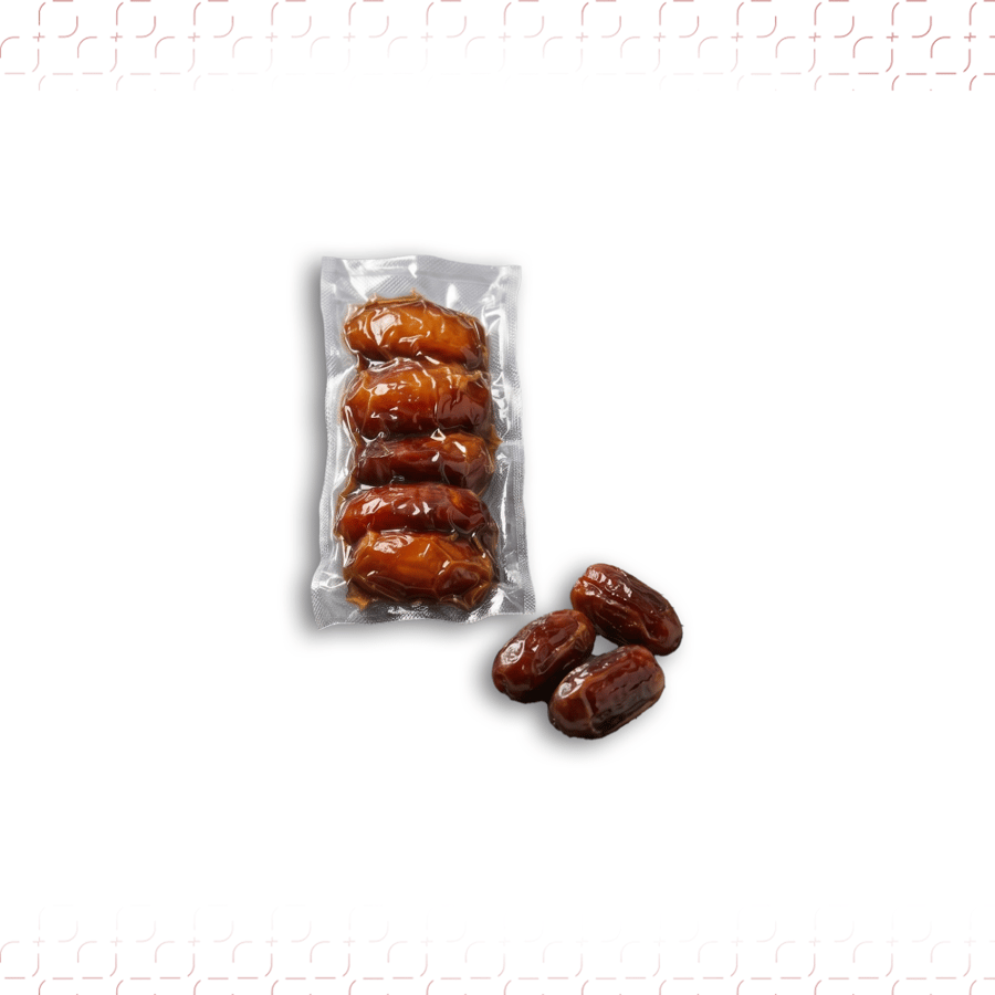 Two slices of dates