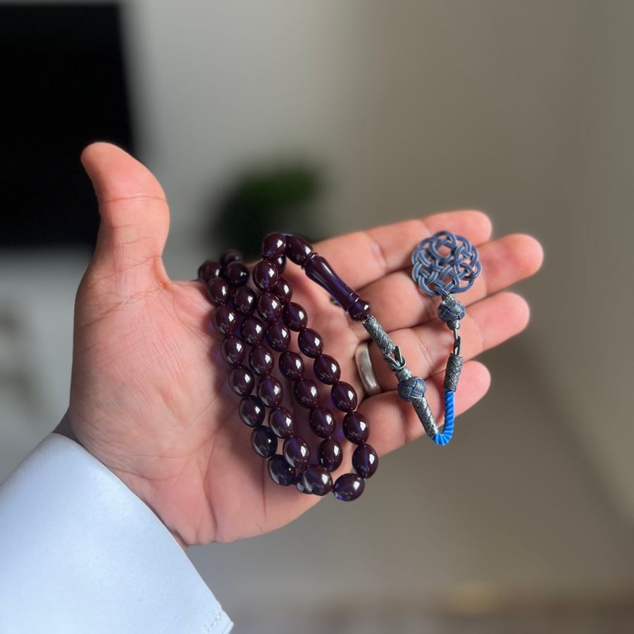 زعفراني ازرق غامق مقاس 8