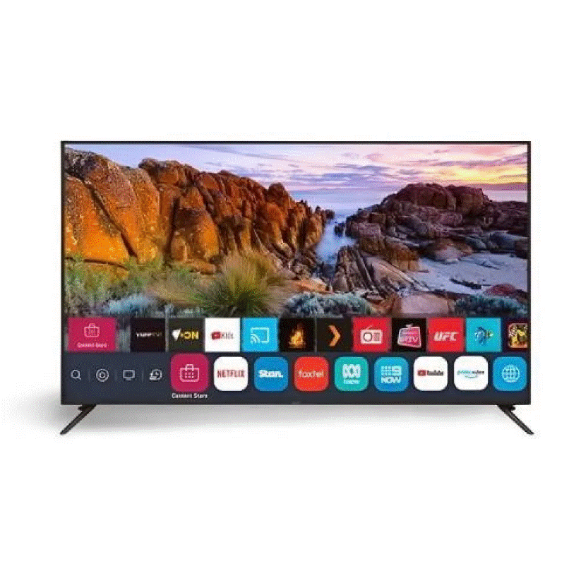 شاشة دانسات 65 بوصة  فور كي سمارت دان بدون ايطار نظام التشغيل اندرويد 14 الموديل DTD65BU 4K