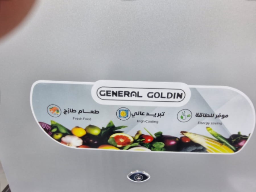 ثلاجة صغيرة جنرال جولدي ، سعة 48 لترًا و1.7قدم  استيل  GNG48SFDF