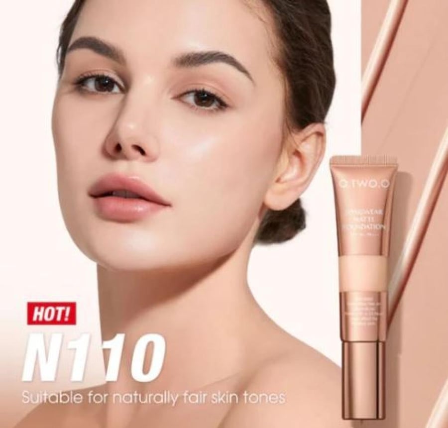 كريم أساس غير لامع يدوم طويلاً من O.TWO.O N110 30 مل
