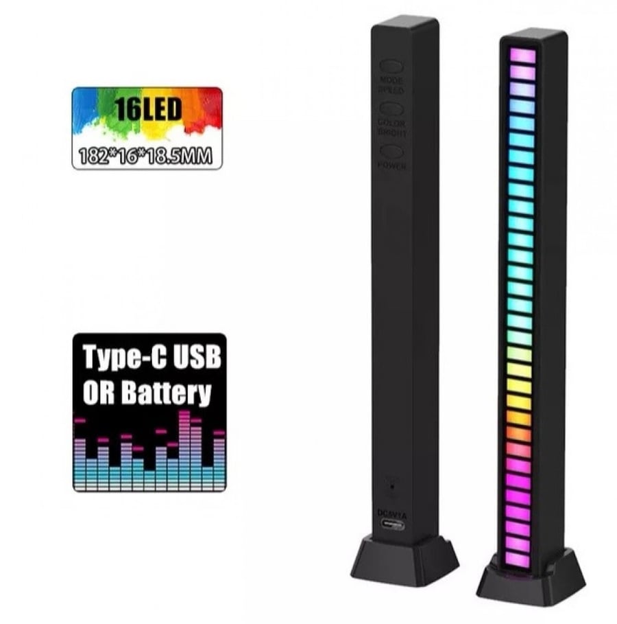 إضاءة تفاعلية RGB