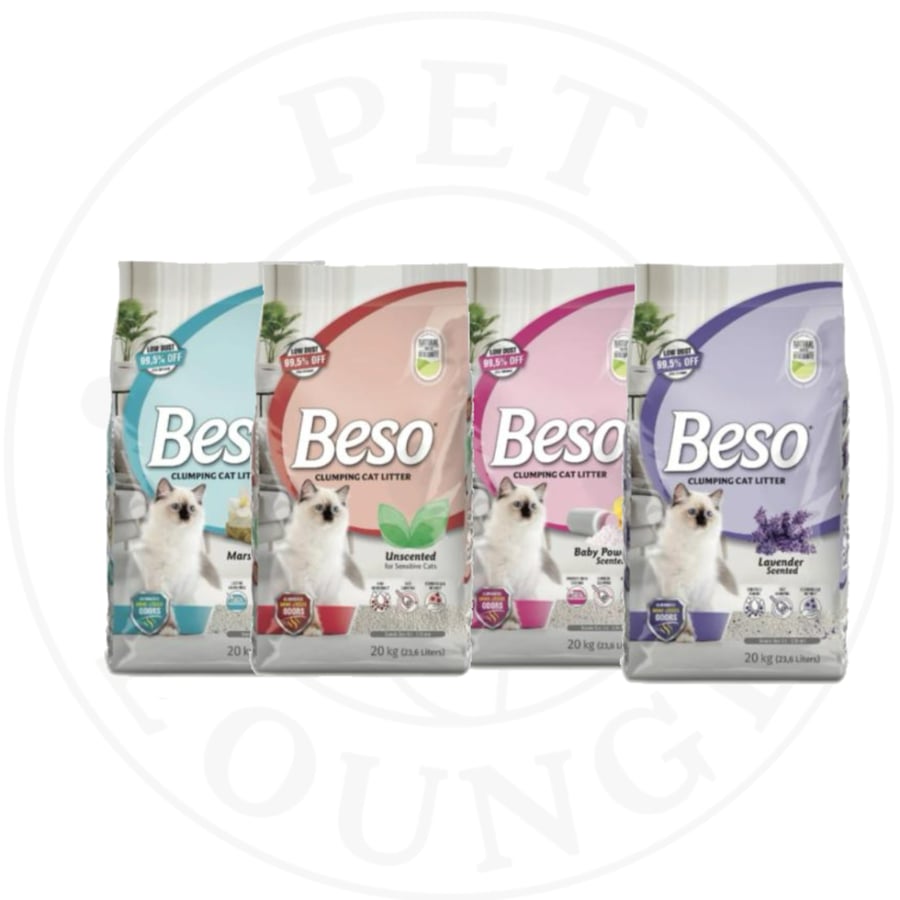 رمل قطط 20kg Beso