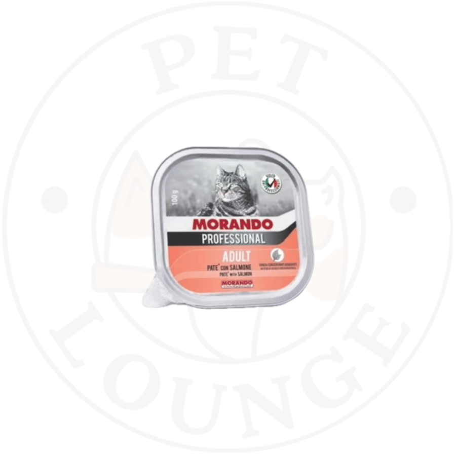 طعام رطب معلب للقطط بالسلمون - Morando 100g