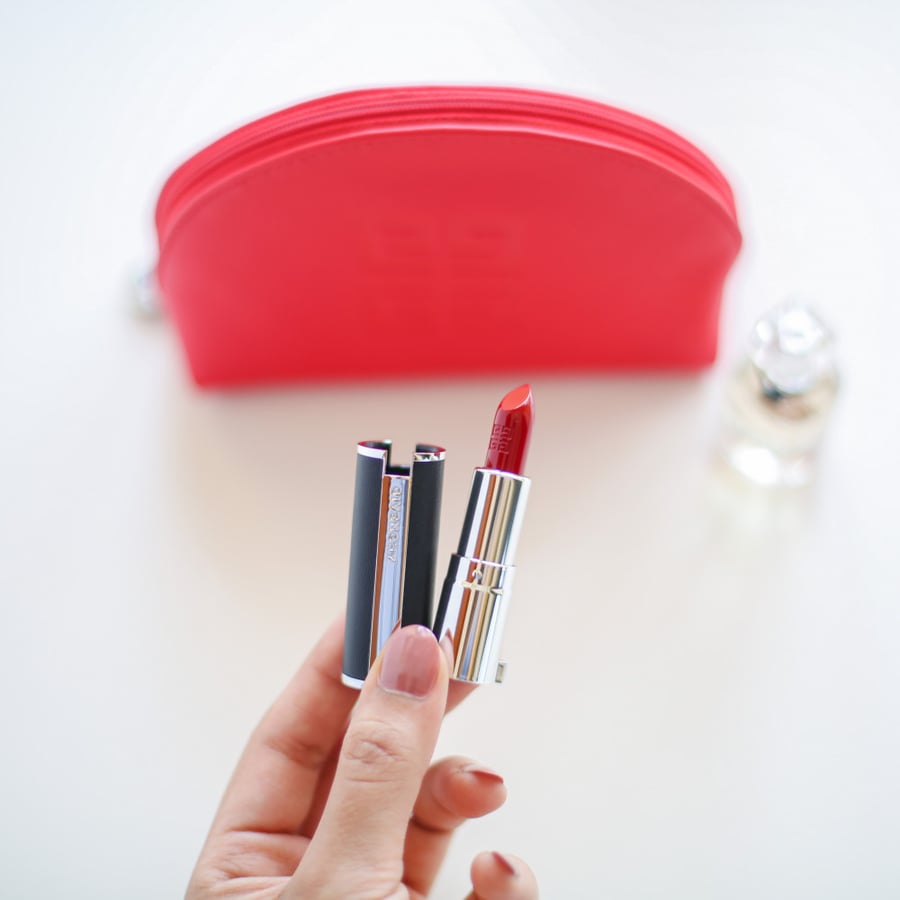 مجموعة ميني جيفنشي شنطة , عطر , روج