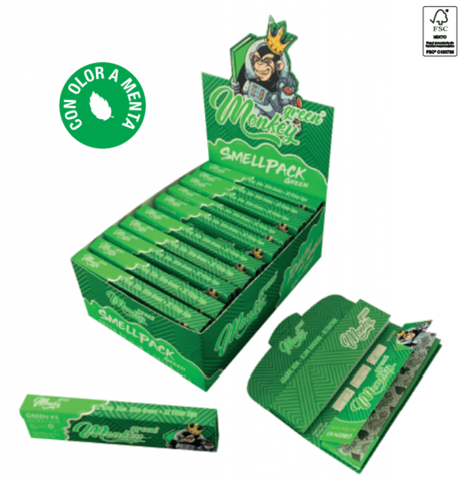 Monkey pack Green Smell مونكي مع فلاتر بالرائحة