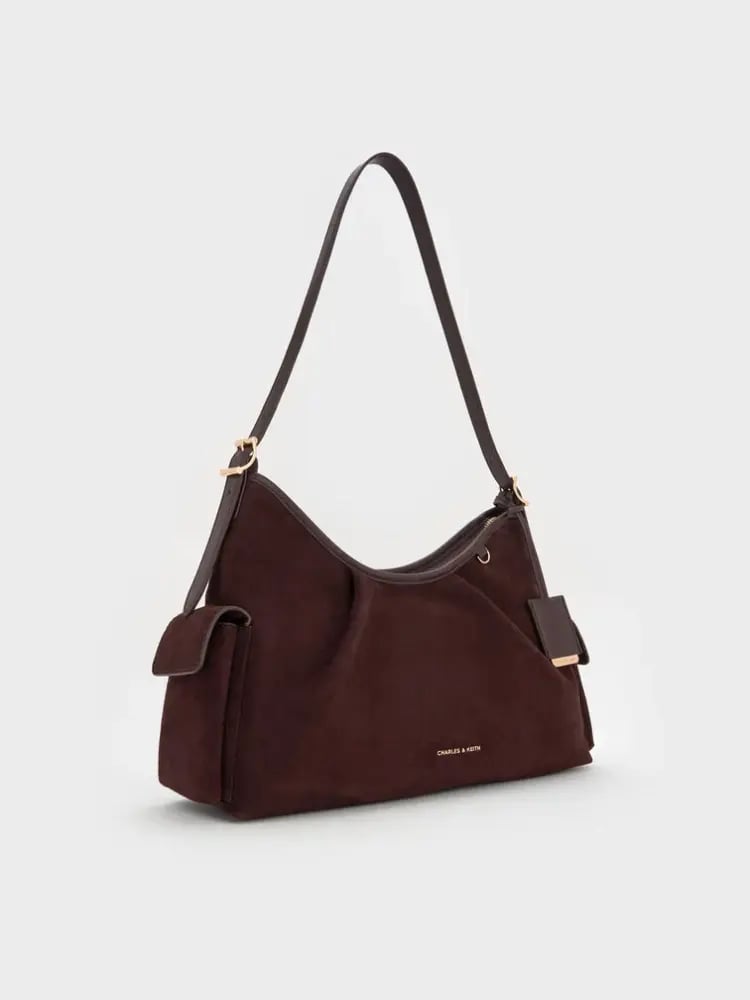 شنطة تشارلز ان كيث Espresso Brown/ميديم