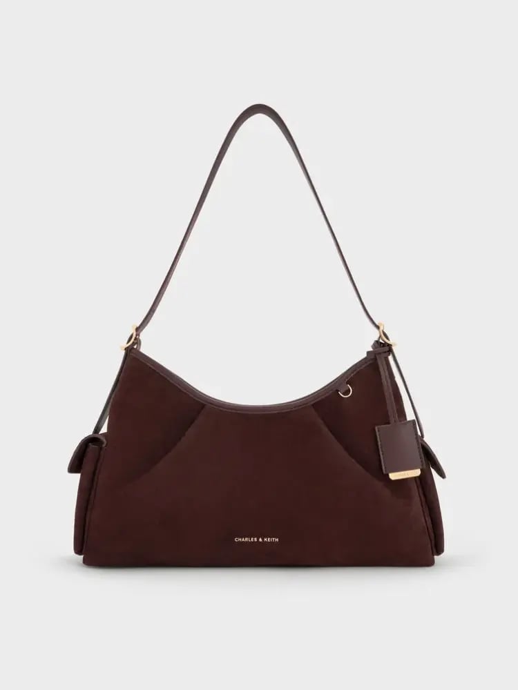 شنطة تشارلز ان كيث Espresso Brown/ميديم