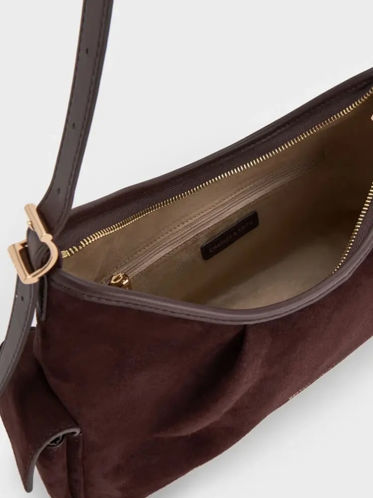 شنطة تشارلز ان كيث Espresso Brown/ميديم