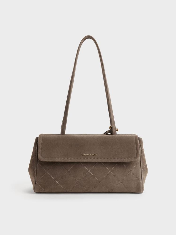 شنطة تشارلز اند كيث / مقاس ميديم اللون  Stone Grey