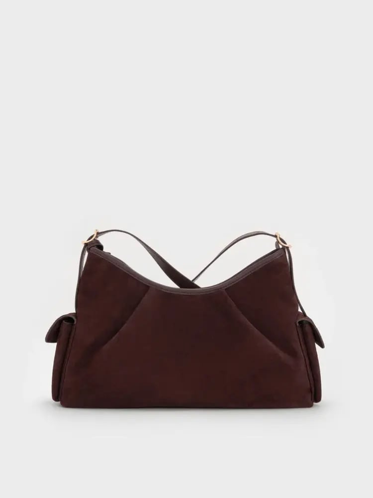 شنطة تشارلز ان كيث Espresso Brown/ميديم