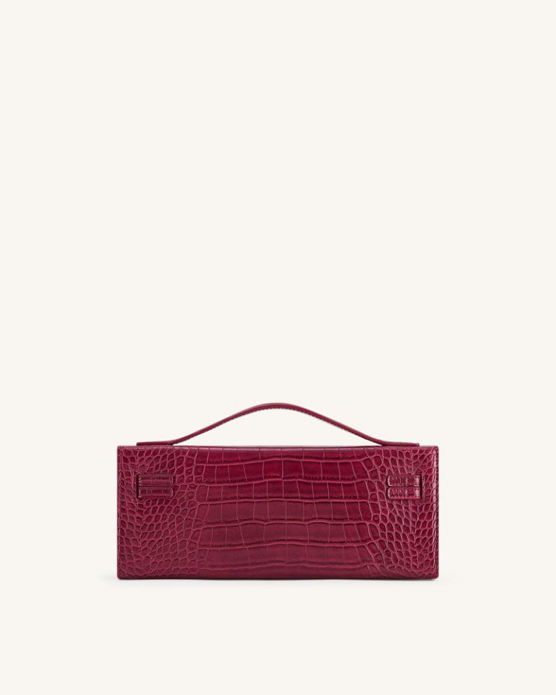 GJ Bag Burgundy Croc