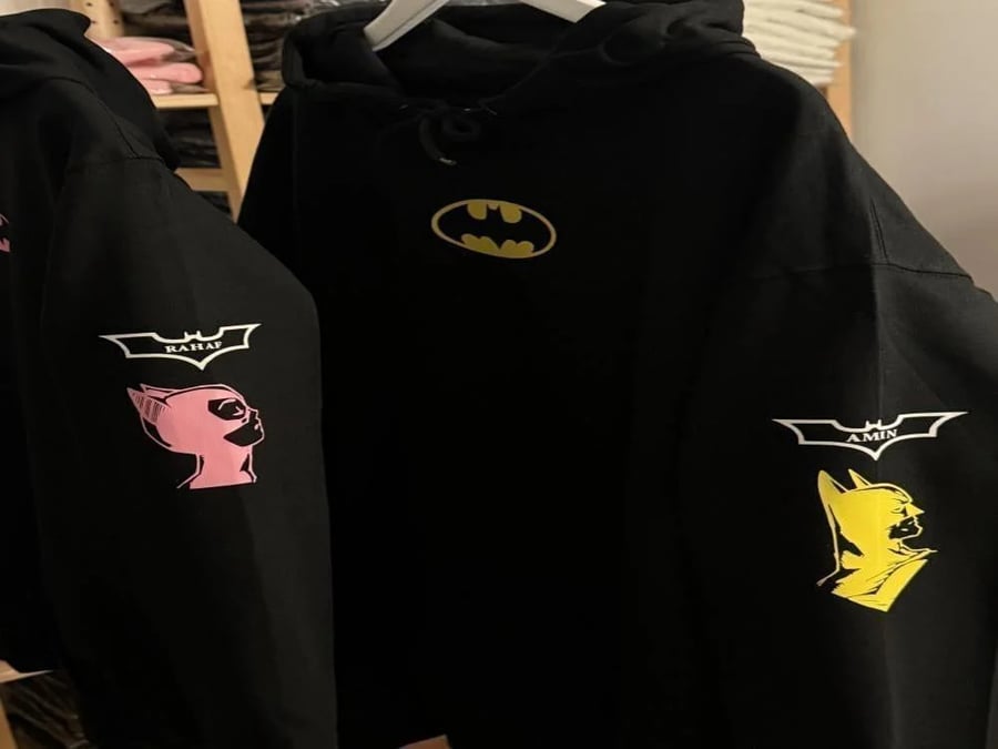 هودي batman&catwomen المضيئ