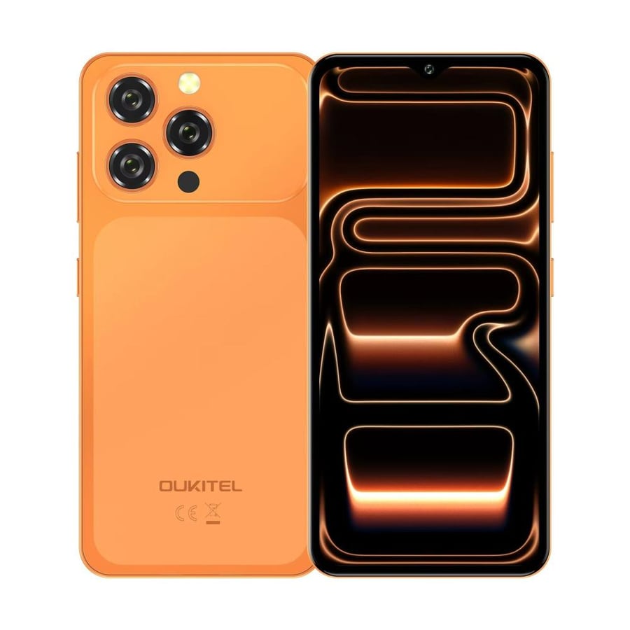 OUKITEL C17 هاتف ذكي بشاشة 6.52 بوصة وذاكرة 128 جيجابايت وبطارية 5000 مللي أمبير - ثلاث الوان