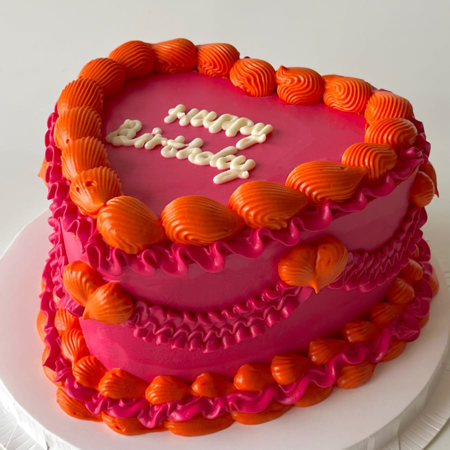 8inch Heart Cake