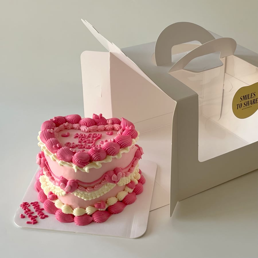 6inch Mini Heart Cake