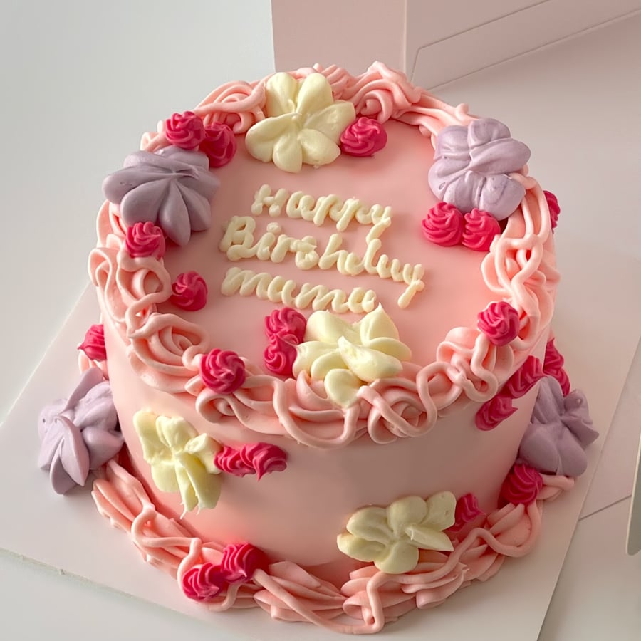 Mermaid Round Cake
