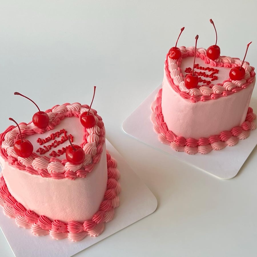6inch Mini Heart Cake