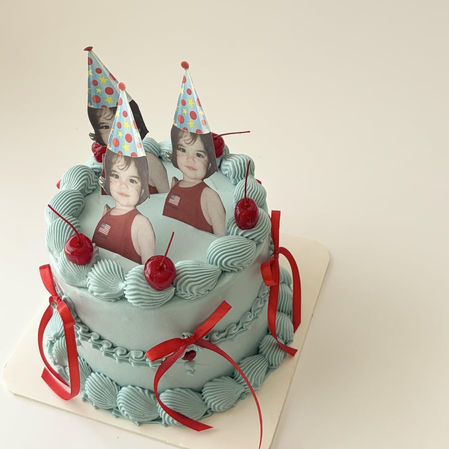 Baby Picture Cake