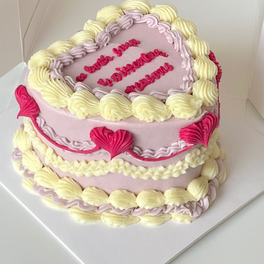 6inch Mini Heart Cake
