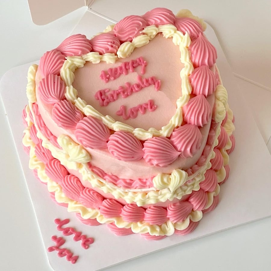 6inch Mini Heart Cake