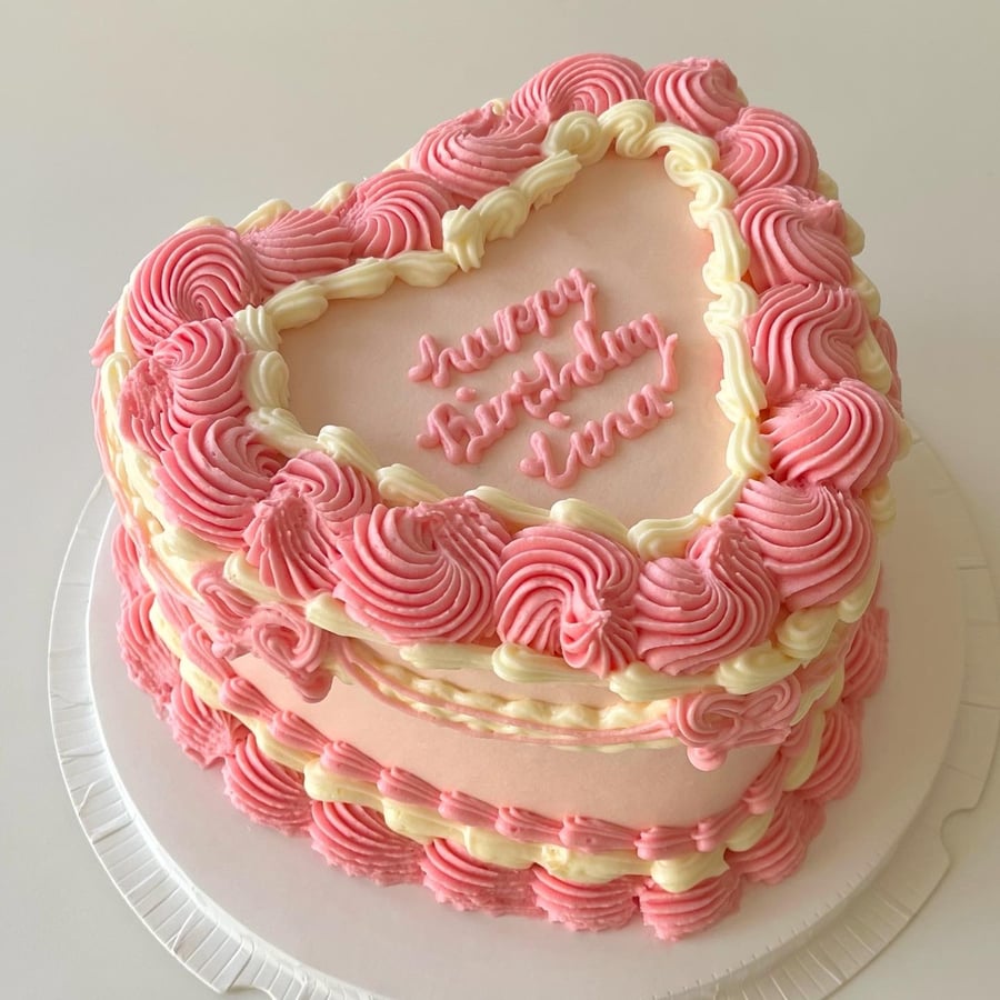 8inch Heart Cake