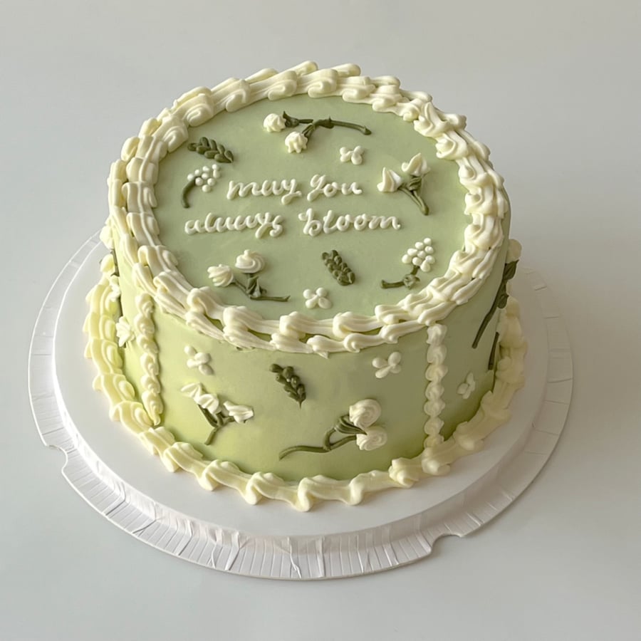 8inch Flowers Cake