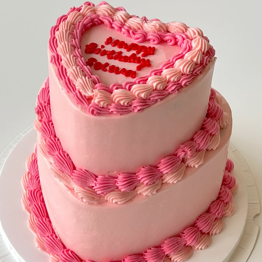 2Tier Heart Cake