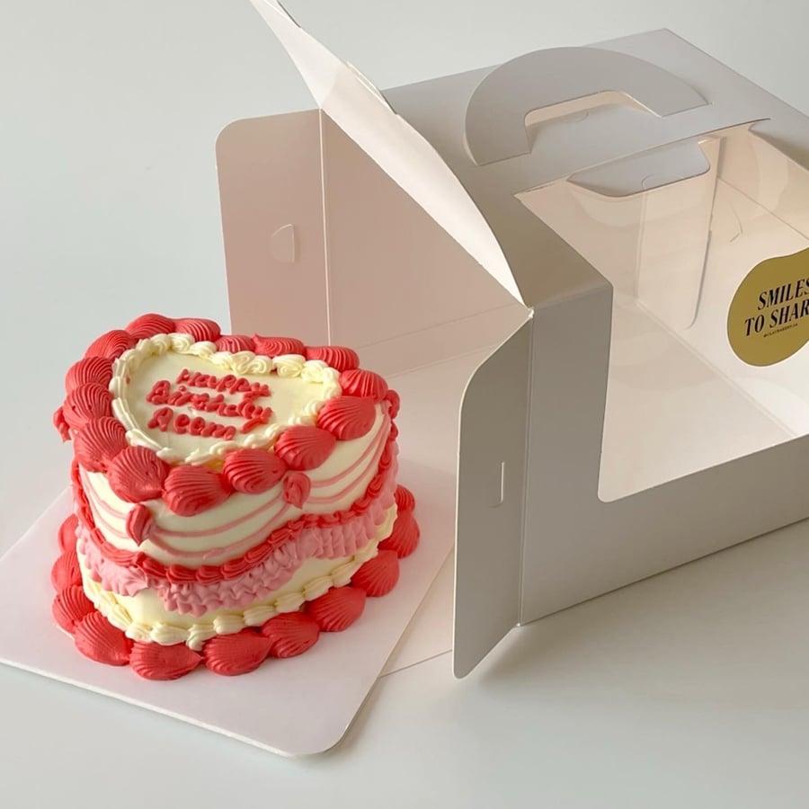 6inch Mini Heart Cake