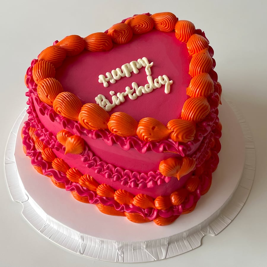 8inch Heart Cake