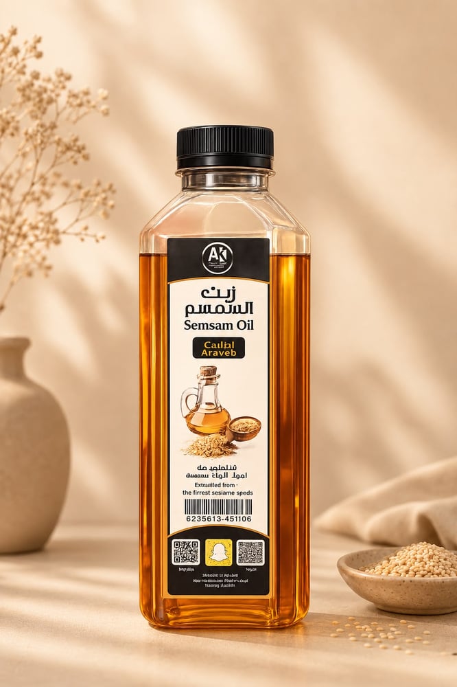 زيت سمسم بلدي ( منتجات أطايب مضمون)