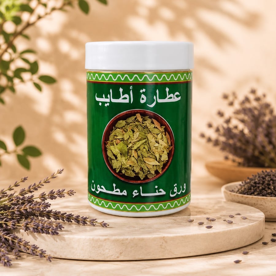 حناء مطحون 400جم من اطايب الكيف