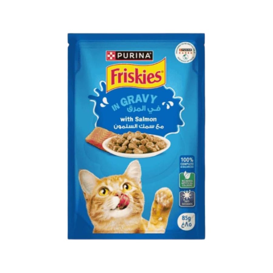 فريسكيز  سمك السالمون في المرق 85g