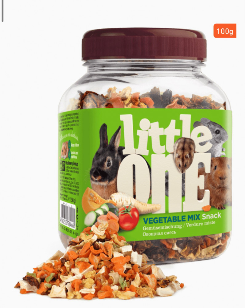 ليتل ون سناك خضار مشكل 100 جرام Little One snack Vegetable Mix 100g Little One