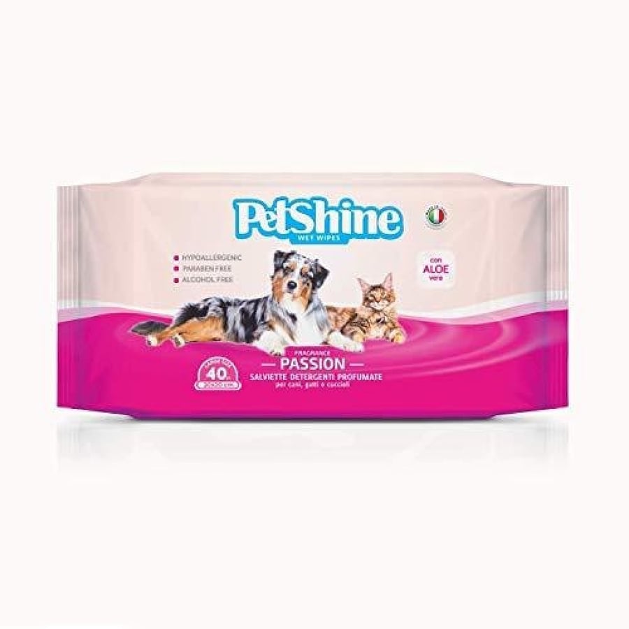 مناديل ايطاليه مبللة برائحة العطور من شركة petshine