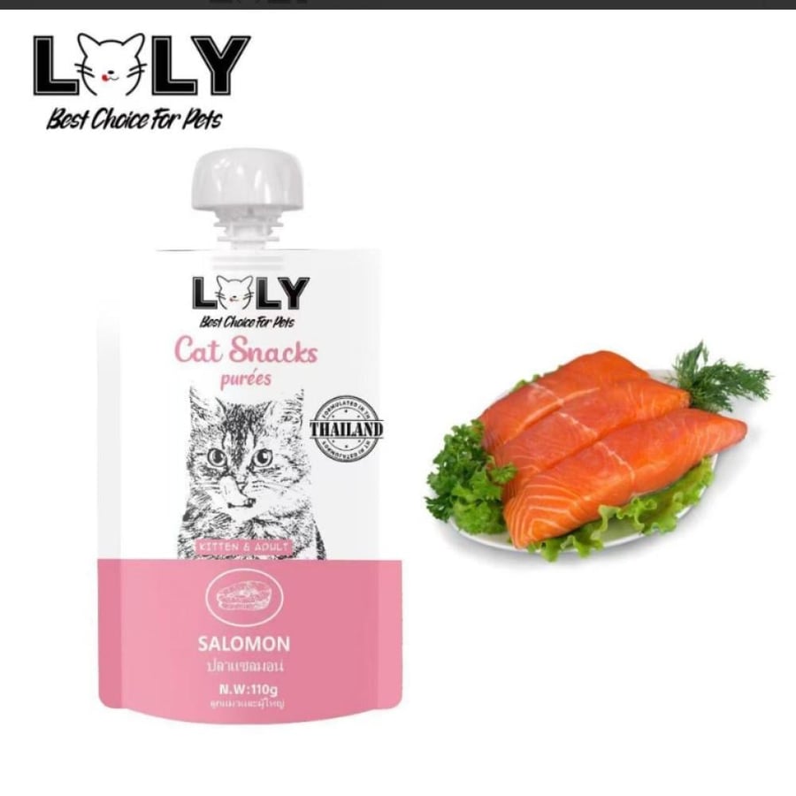 لولي عصار سناك للقطط بنكهات مختلفه 110g