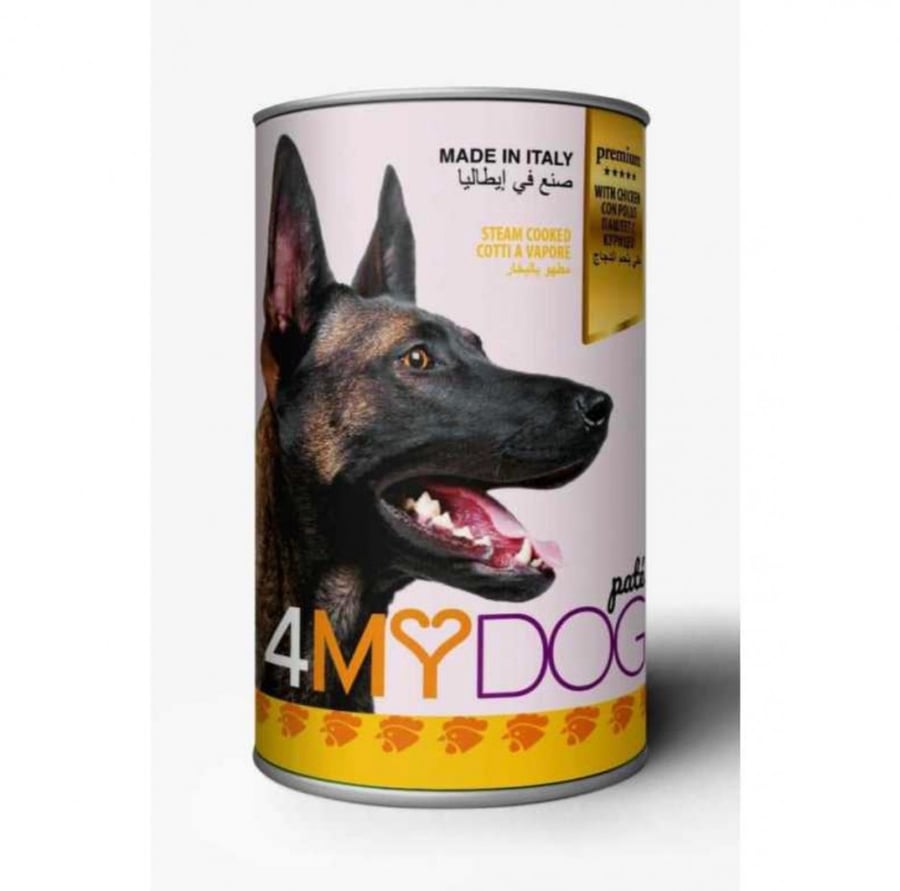 4my dog (طعام رطب باتي بلحم الدجاج ) 400 جرام