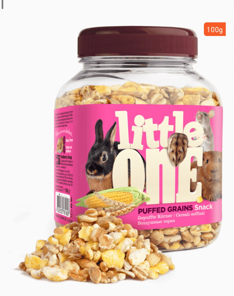 ليتل ون سناك الحبوب المنتفخة 100 جرام Little One snack Puffed grains 100g Little One