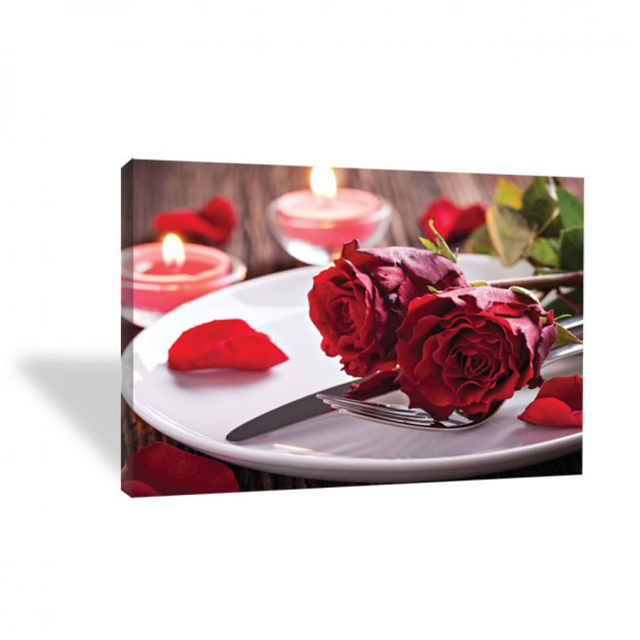 Wall art for home decor printed on canvas fabric with hidden frame size 80 × 60 cm