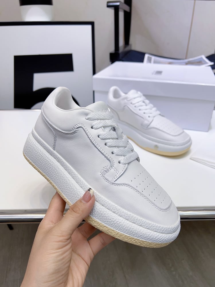 حذاء رياضي كاجوال Margiela MM6 جديد برأس مربع ومقعد سميك